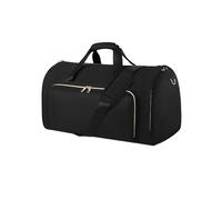 Sports Clothing Bag for Travel - 2 in 1 Handbag, Convertible Travel Organizer | Foldable Business Suit Carrier for Men and Women, Lightweight Weekend Hanging Luggage, Black, Se référer au descriptif