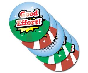 Sports Day Well Done Stickers, 150pcs on 5 A4 sheets, 32mm size. Teacher Stickers