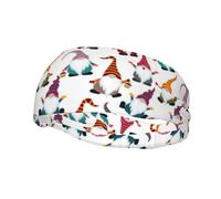 Sports Decorative Sweatband AEKGOHP Xmas Funny Gnomes Printed - Stretchable, Breathable, Soft, and Sweat Wicking Headband for Men and Women