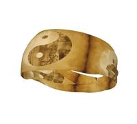 Sports Decorative Sweatband AEKGOHP Yin Yang Symbol Printed - Stretchable, Breathable, Soft, and Sweat Wicking Headband for Men and Women