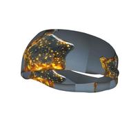 Sports Decorative Sweatband BCLDBMD Fireflies in the stars Picture - Stretchable, Breathable, Soft, and Sweat Wicking Headband for Men and Women