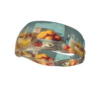 Sports Decorative Sweatband BCLDBMD Morning freshness Picture - Stretchable, Breathable, Soft, and Sweat Wicking Headband for Men and Women