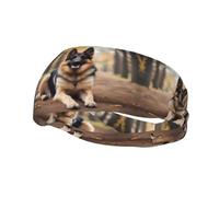Sports Decorative Sweatband BROLEO Animal german shepherd Picture - Stretchable, Breathable, Soft, and Sweat Wicking Headband for Men and Women