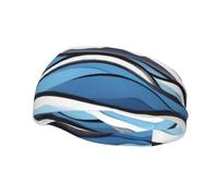 Sports Decorative Sweatband BROLEO Waves lapping at the rocks Picture - Stretchable, Breathable, Soft, and Sweat Wicking Headband for Men and Women