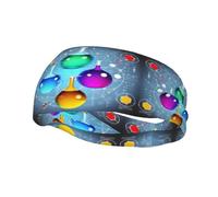 Sports Decorative Sweatband YYHHAOFA Abstract Science Chemistry stamp - Stretchable, Breathable, Soft, and Sweat Wicking Headband for Men and Women