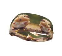 Sports Decorative Sweatband YYHHAOFA Cute Guinea Pig stamp - Stretchable, Breathable, Soft, and Sweat Wicking Headband for Men and Women