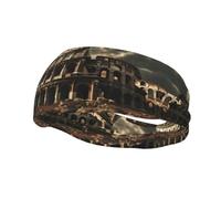 Sports Decorative Sweatband YYHHAOFA Remains of the Roman Colosseum stamp - Stretchable, Breathable, Soft, and Sweat Wicking Headband for Men and Women