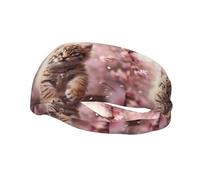 Sports Decorative Sweatband YYHHAOFA Tiger Under The Flowering Tree stamp - Stretchable, Breathable, Soft, and Sweat Wicking Headband for Men and Women