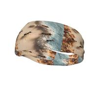 Sports Decorative Sweatband YYHWHJDE Ants On The Beach Pattern - Stretchable, Breathable, Soft, and Sweat Wicking Headband for Men and Women
