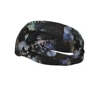 Sports Decorative Sweatband YYHWHJDE Butterfly Shadow In The Valley Pattern - Stretchable, Breathable, Soft, and Sweat Wicking Headband for Men and Women