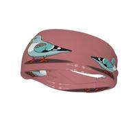 Sports Decorative Sweatband YYHWHJDE cartoon pigeon Pattern - Stretchable, Breathable, Soft, and Sweat Wicking Headband for Men and Women