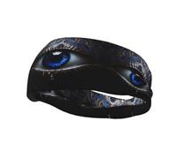 Sports Decorative Sweatband YYHWHJDE Evil eye Pattern - Stretchable, Breathable, Soft, and Sweat Wicking Headband for Men and Women
