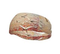 Sports Decorative Sweatband YYHWHJDE Fantasy Thousand Paper Cranes Pattern - Stretchable, Breathable, Soft, and Sweat Wicking Headband for Men and Women