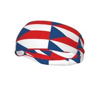 Sports Decorative Sweatband YYHWHJDE Flag of the Czech Republic Pattern - Stretchable, Breathable, Soft, and Sweat Wicking Headband for Men and Women
