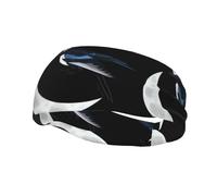 Sports Decorative Sweatband YYHWHJDE Magpie on the moon Prints - Stretchable, Breathable, Soft, and Sweat Wicking Headband for Men and Women