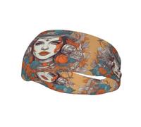 Sports Decorative Sweatband YYHWHJDE Queen's Picture Prints - Stretchable, Breathable, Soft, and Sweat Wicking Headband for Men and Women