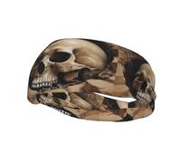 Sports Decorative Sweatband YYHWHJDE Skull in the pit Prints - Stretchable, Breathable, Soft, and Sweat Wicking Headband for Men and Women