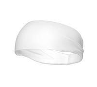 Sports Decorative Sweatband YYHWHJDE Solid color white Prints - Stretchable, Breathable, Soft, and Sweat Wicking Headband for Men and Women