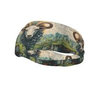 Sports Decorative Sweatband YYHWHJDE The leader of the valley Prints - Stretchable, Breathable, Soft, and Sweat Wicking Headband for Men and Women