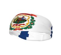 Sports Decorative Sweatband YYHWHJDE West Virginia Flag Prints - Stretchable, Breathable, Soft, and Sweat Wicking Headband for Men and Women