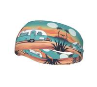 Sports Decorative Sweatband YYHWHJDE You Make Me Happy Camper Trailer Prints - Stretchable, Breathable, Soft, and Sweat Wicking Headband for Men and Women