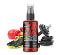 Sports Deodorizer Spray | Odor Eliminator for Shoes, Boots, and Sports Gear | Antibacterial & Antifungal for Smelly Feet | Freshens Football Boots, Sneakers, Gym Bags & Gloves | Peppermint Scented