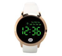 Sports Digital Watch, Men's Digital Sports Watch,Ultra-Thin Backlit Design, 50M Water Resistant, Triple Alarm Clock, Silicone Alloy Construction, Black Shell with Black Silicone Strap for Daily Use #6