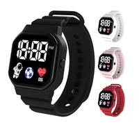 Sports Digital Watch - Outdoor Fitness Tracker, Waterproof Smart Wristwatch | Comfortable Sports Waterproof Led Watches Silicone, Step Counter and Calorie Tracker for Running Hiking Exercise