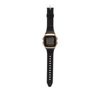 Sports Digital Watch, Shockproof Digital Watch 12/24 Hour System Retro Waterproof Alarm Acrylic Resin Mirror for Sports for Students (Gold)
