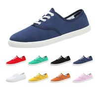 Sports Direct UK Online Ladies Trainers Wide Fit Wedge Athletic Sneakers Casual Fashion Non Slip Walking Shoes Lightweight Low Top Slip on Orthopedic Trainer Sketches Shoes Women Blue 6.5