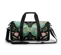 Sports Duffel Bag Floral Butterfly Travel Duffel Bag Round Luggage Gym Bags Fitness Bag