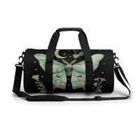 Sports Duffel Bag Floral Butterfly Travel Duffel Bag Round Luggage Gym Bags Fitness Bag