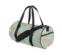 Sports Duffel Bag Gym Bag Travel Duffel Bag Luggage Bag Cute Teddy Bear Line Hand Drawn for Weekender Sports Vacation Dance