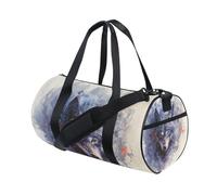 Sports Duffel Bag Gym Bag Travel Duffel Bag Luggage Bag Fantasy Wolf for Weekender Sports Vacation Dance