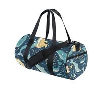 Sports Duffel Bag Gym Bag Travel Duffel Bag Luggage Bag Mermaids and Dolphins for Weekender Sports Vacation Dance