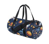 Sports Duffel Bag Gym Bag Travel Duffel Bag Luggage Bag Space Stars Planet for Weekender Sports Vacation Dance