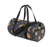Sports Duffel Bag Gym Bag Travel Duffel Bag Luggage Bag Sun Moon and Stars for Weekender Sports Vacation Dance