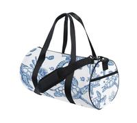 Sports Duffel Bag Gym Bag Travel Duffel Bag Luggage Bag Turtle and Seaweed for Weekender Sports Vacation Dance