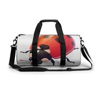 Sports Duffel Bag Red Ladybug Ladybird Travel Duffel Bag Round Luggage Gym Bags Fitness Bag