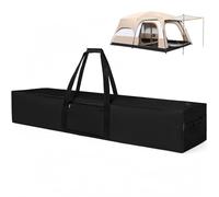 Sports Duffle Bag - Extra Large Travel Duffel Luggage Bag with Upgrade Zipper, Durable & Water Resistant, Black, 83"x 16"x 12", Classic Black Large Bag