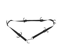 Sports Equipment Hanger: Portable Drying Organizer, Camping Utility Rack, Foldable Hanging Stand With Twelve Steel Hooks | Sports Equipment Management Use On The