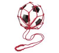 Sports Equipment Organiser - Oversized Mesh Ball Bag with Secure Drawstring Closure, Ventilated Device Holder | Storage for Football, Volleyball, Single Ball, Heavy Duty Sports Ball Bag for