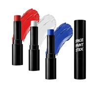 Sports Face Paint Crayon - Waterproof Face Coloring Stick, 3g Smudge Resistant Fan Makeup Tool for Stadium Events Football Matches Parties School Spirit Games Cheer Support Use