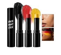 Sports Face Paint Crayon - Waterproof Face Coloring Stick, 3g Smudge Resistant Fan Makeup Tool for Stadium Events Football Matches Parties School Spirit Games Cheer Support Use