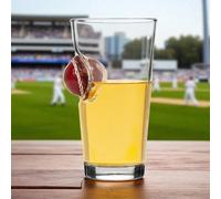 Sports Fan Cricket Ball Beer Glass