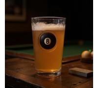 Sports Fan Pool Ball Beer Glass