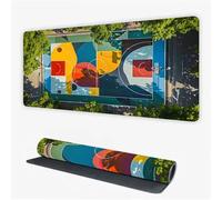 Sports Field Large Gaming Mouse Pad, 800x400x2mm Extended gaming mouse mat XXL improved Precision and Speed Mousemat with Stitched Edges, Desk Mat for Keyboard and Mouses