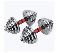 Sports Fitness Equipment Electroplated Dumbbell Household Equipment Set Barbell Adjustable Disassembly A Pair Of Dumbbells Fitness Equipment(30kg(15kg*2))