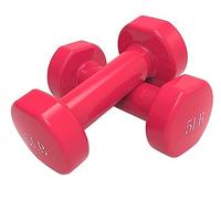 Sports Fitness Equipment Pair Of Dumbbell Dipping Dumbbells Ladies Men's Home Weight Loss Plastic Arm Thin Arm Fitness Equipment(Rosso)