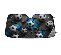 Sports Football Car Windshield Sun Shade，Cars Shade Front Windshield,Blocks UV Ray to Keep Your Vehicle CoolSun Visor Protector for Fits Car Truck SUV （55"x27.5"）
